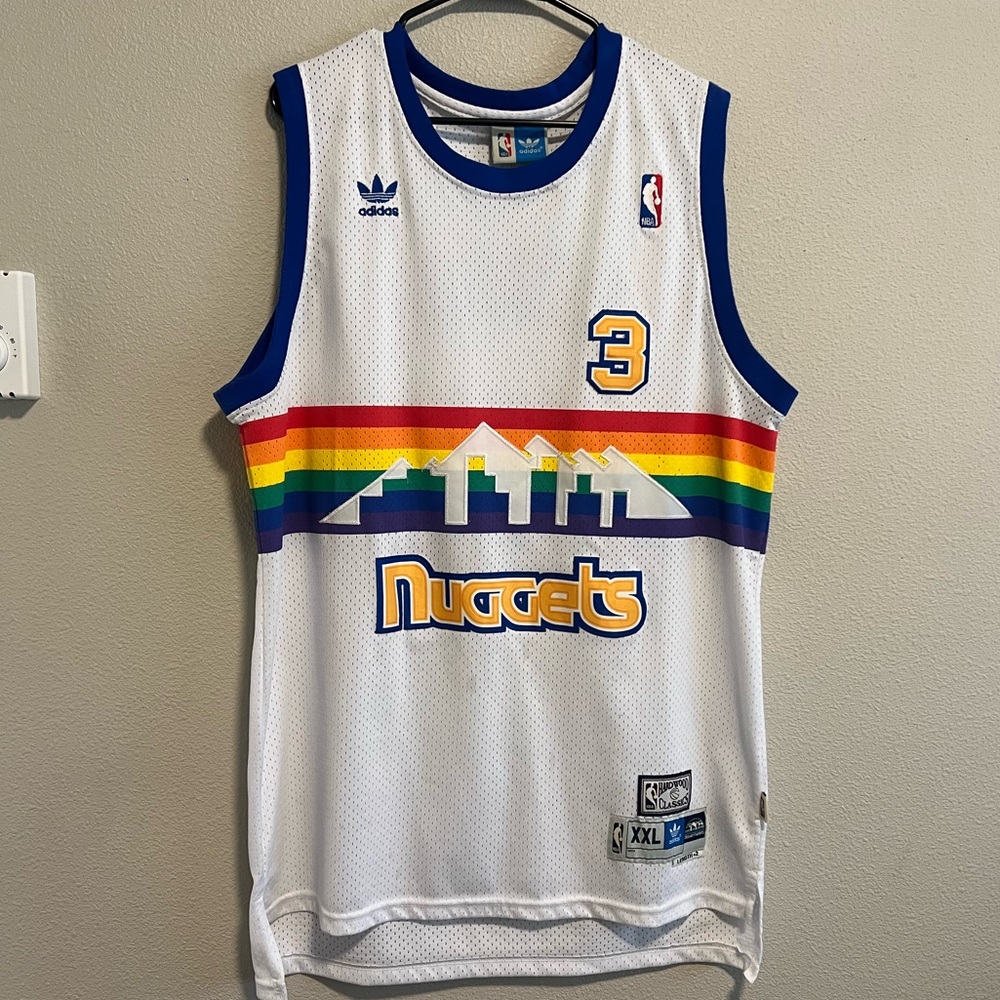 Vintage Allen Iverson Denver Nuggets Hardwood Classic Jersey